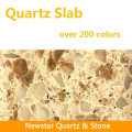 NQ3014Y--Newstar Sunflower colorfull quartz sheet slab